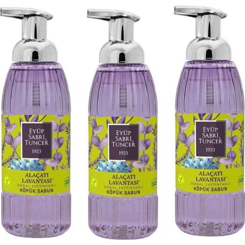 Eyüp Sabri Tuncer Alaçatı Lavantası Köpük Sabun 500 ml x 3 Adet