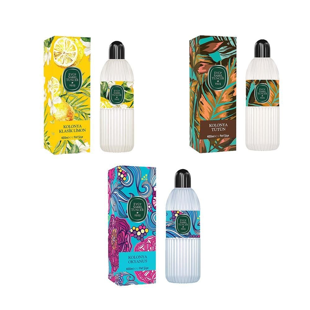 Eyüp Sabri Tuncer Kolonya Okyanus, Klasik Limon ve Tütün Pet Şişe 400 ml