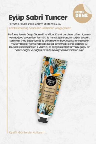 Eyüp Sabri Tuncer Perfume Jewels Deep Charm El Kremi 50 ML
