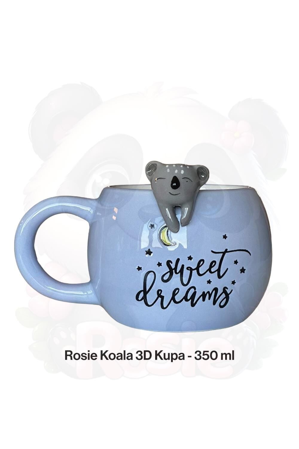 Koala Figürlü 3D Seramik Kupa 350 ml