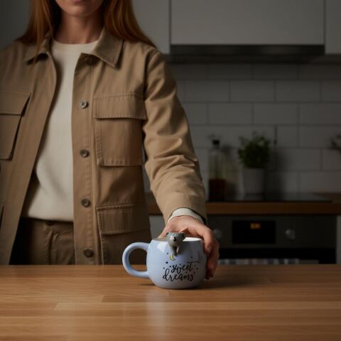 Koala Figürlü 3D Seramik Kupa 350 ml