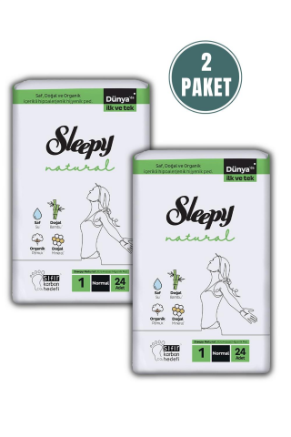 Sleepy  Natural Ultra Hassas Hijyenik Ped Normal 48 Adet Ped ve ROSIE
