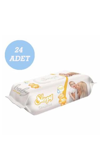 Islak Havlu Sensitive 90 Yaprak 24 Adet