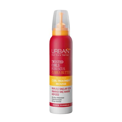 Urban Care Twisted Curls Hibiscus & Shea Butter Onarıcı Bakım Köpüğü 150 ml
