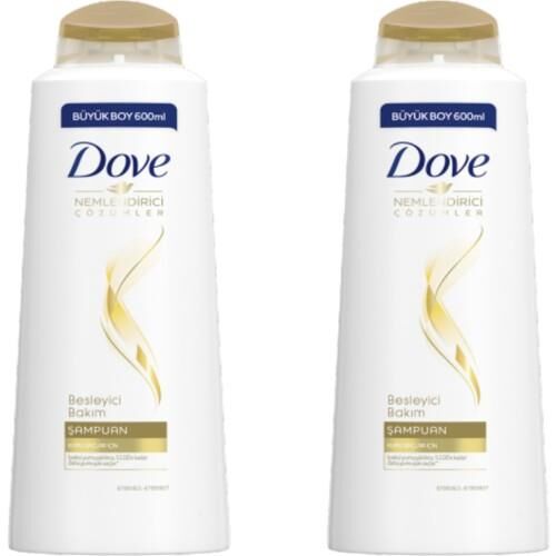 Dove Nemlendirici & Besleyici Bakım Şampuanı 600 ml x 2