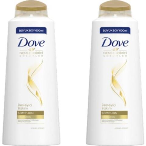 Dove Nemlendirici & Besleyici Bakım Şampuanı 600 ml x 2