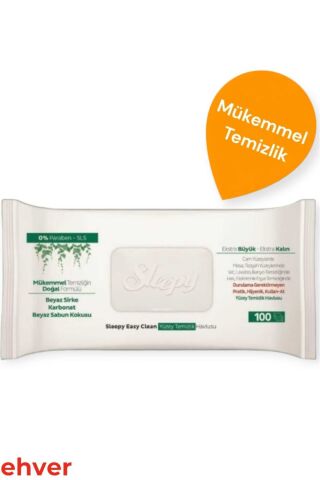 Sleepy 6'Lı Easy Clean Yüzey Temizlik Havlusu (600 Yaprak)