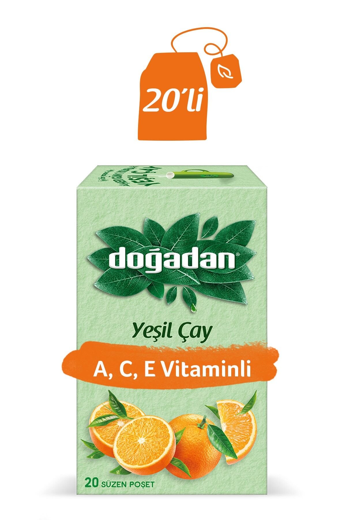 Doğadan A,C,E Vitaminli Yeşil Çay 20 'Li