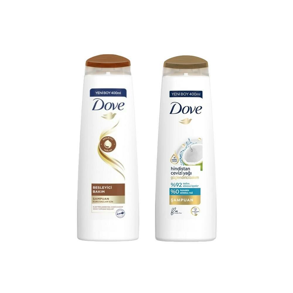 Dove Saç Bakım Şampuanı Besleyici Bakım ve Hindistan Cevizi Yağlı