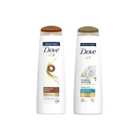 Dove Saç Bakım Şampuanı Besleyici Bakım ve Hindistan Cevizi Yağlı
