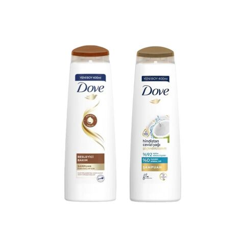 Dove Saç Bakım Şampuanı Besleyici Bakım ve Hindistan Cevizi Yağlı