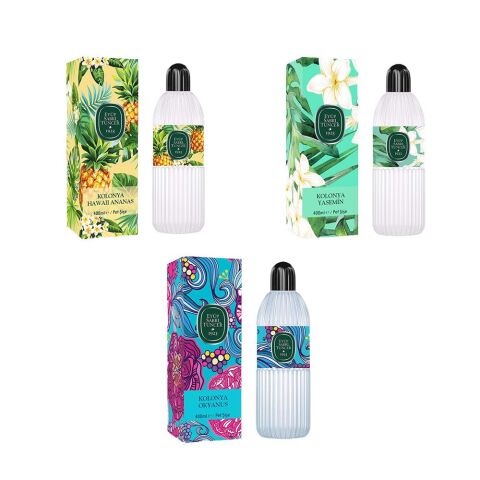 Eyüp Sabri Tuncer Kolonya Okyanus, Hawaii Ananas ve Yasemin Pet Şişe 400 ml