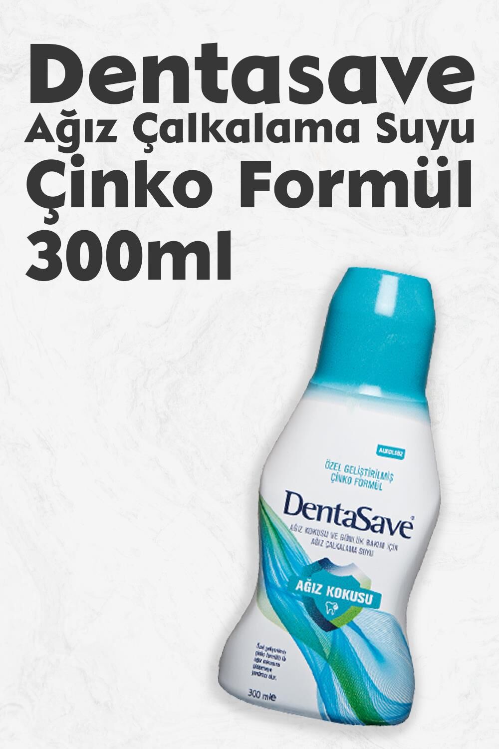 DentaSave Ağız Çalkalama Suyu Ağız Kokusu Çinko Formül 300 ml