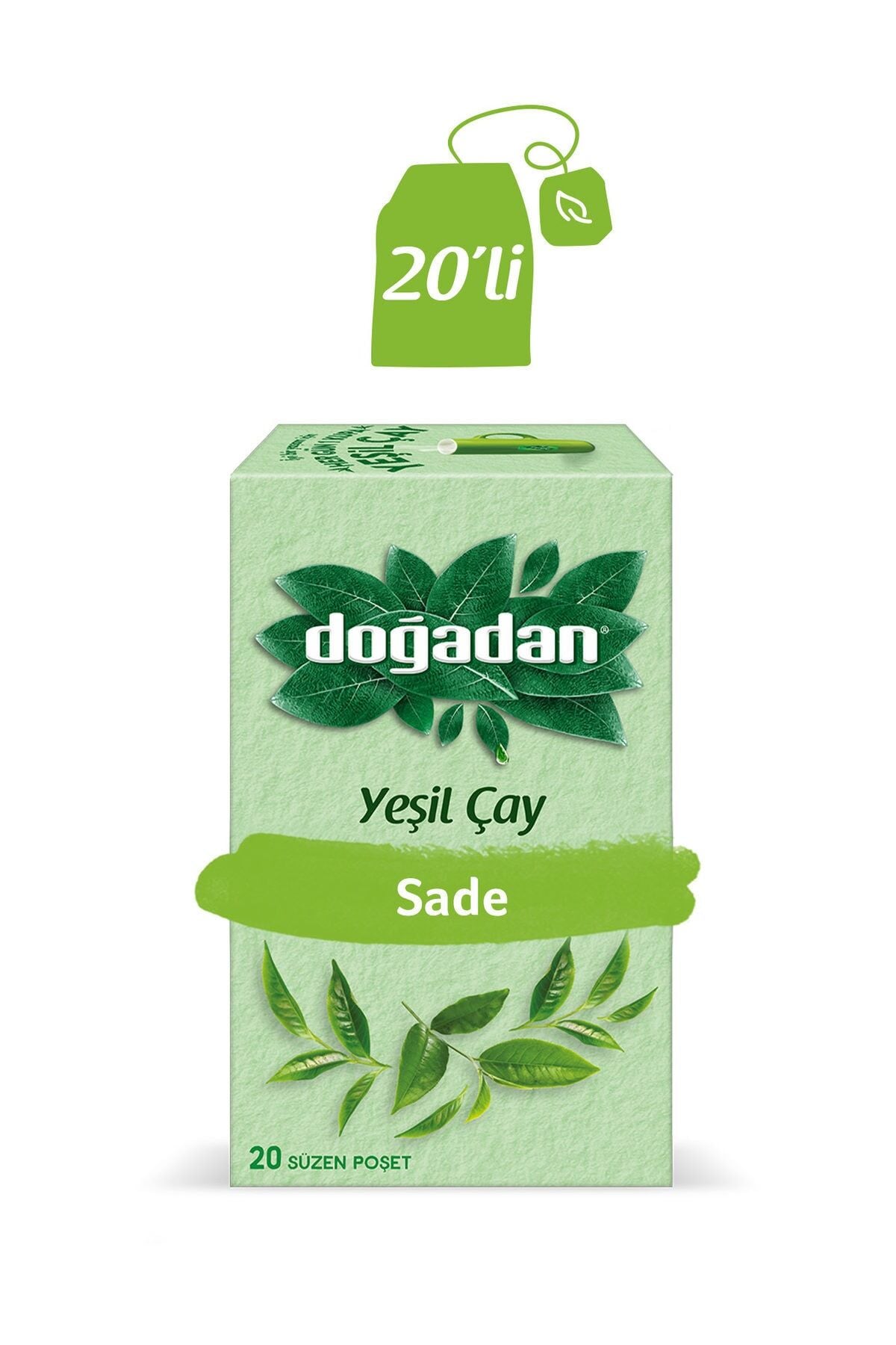 Doğadan Yeşil Çay Sade 20'li