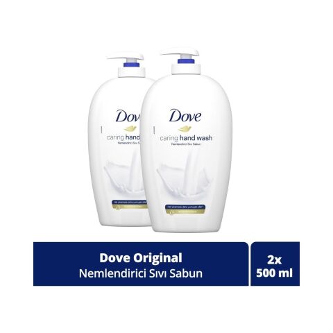 Dove Caring Hand Wash Nemlendirici Sıvı Sabun 500 ML x 2