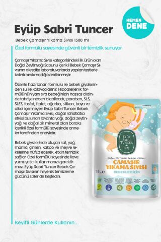 Eyüp Sabri Tuncer Bebek Çamaşır Yıkama Sıvısı 1500 ml