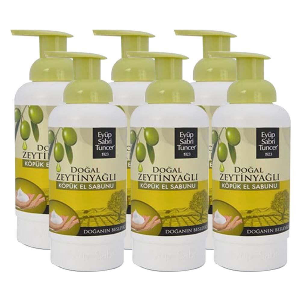 Eyüp Sabri Tuncer Zeytinyağlı Köpük El Sabunu 500 ml x 6