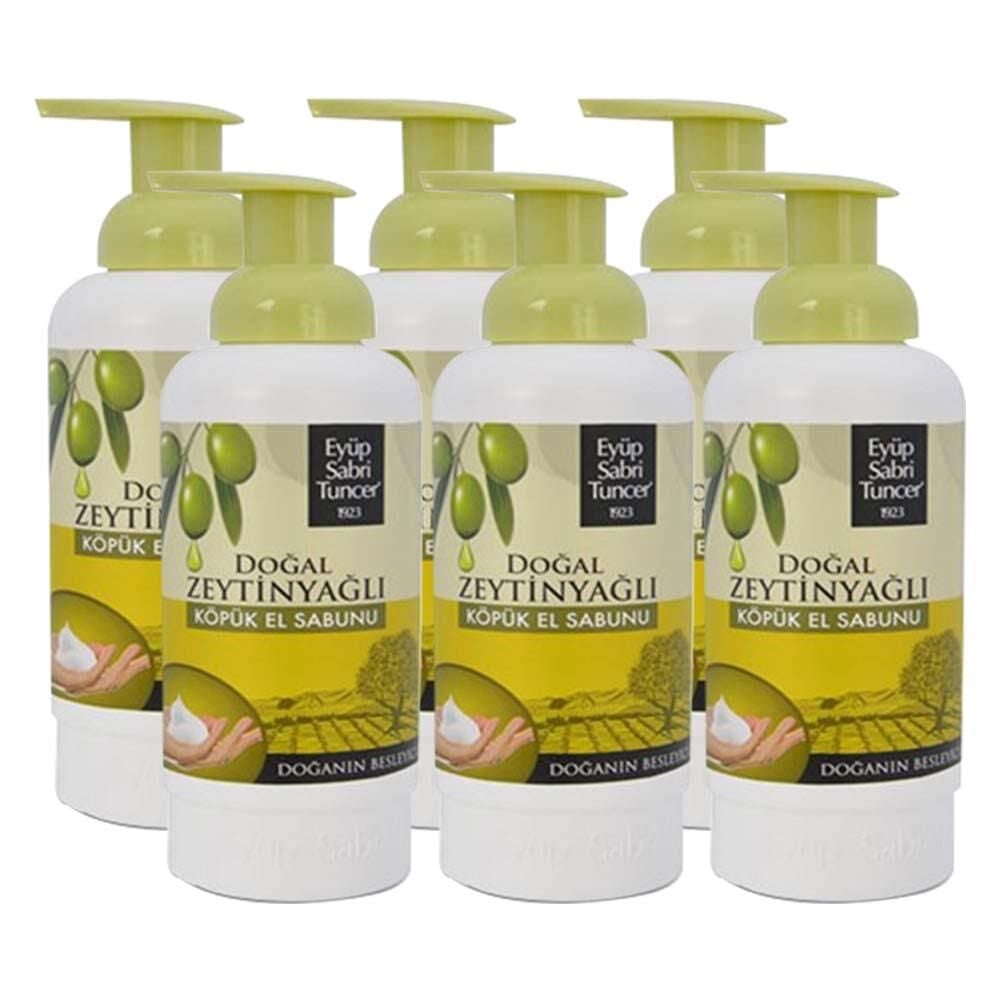 Eyüp Sabri Tuncer Zeytinyağlı Köpük El Sabunu 500 ml x 6