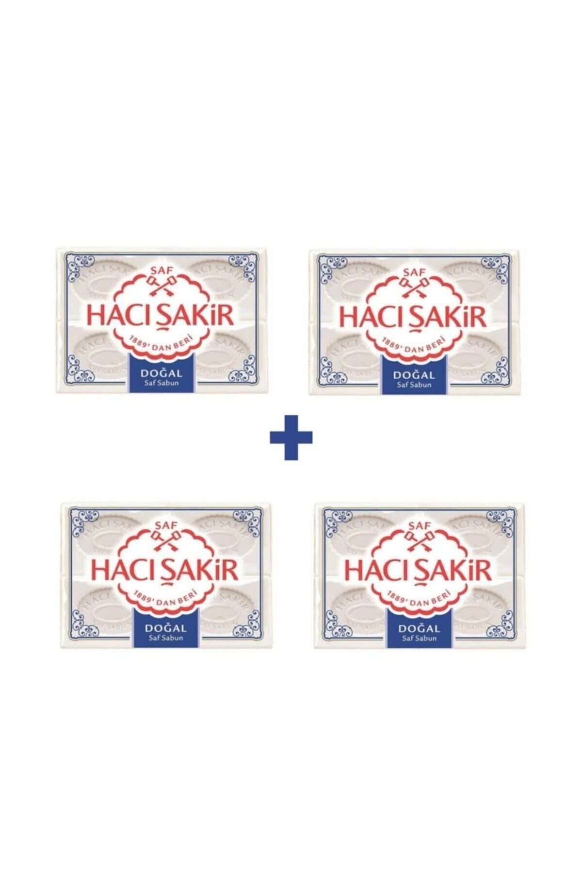 Hacı Şakir Kalıp Sabun 4'lü Doğal 600gr. X 4 Adet
