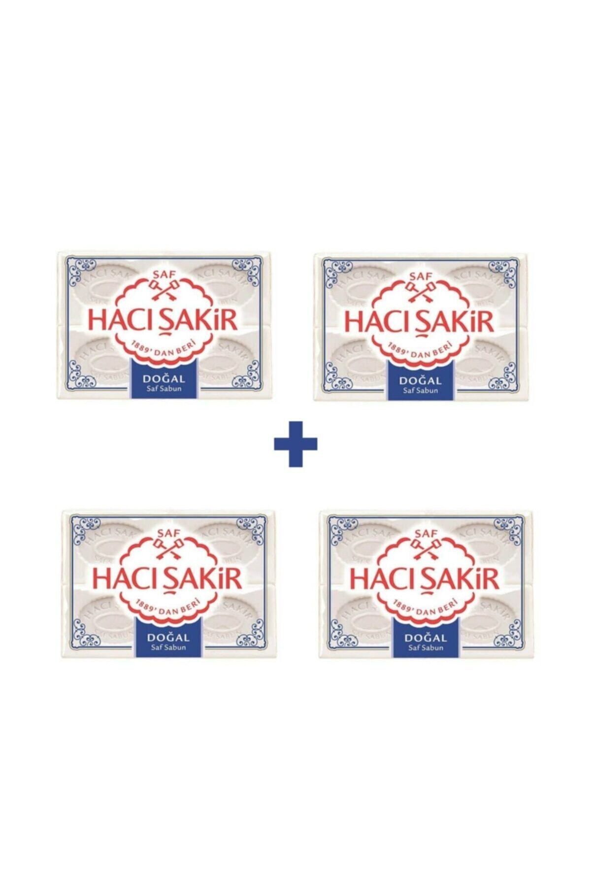 Hacı Şakir Kalıp Sabun 4'lü Doğal 600gr. X 4 Adet