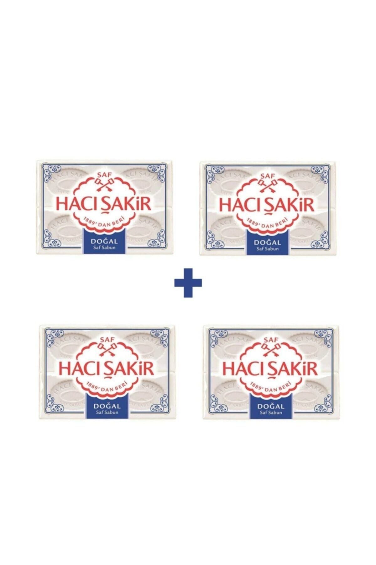 Hacı Şakir Kalıp Sabun 4'lü Doğal 600gr. X 4 Adet