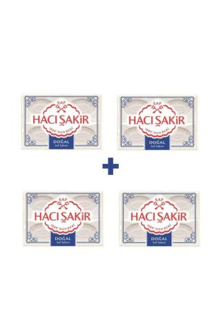 Hacı Şakir Kalıp Sabun 4'lü Doğal 600gr. X 4 Adet