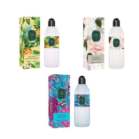 Eyüp Sabri Tuncer Kolonya Okyanus, Hawaii Ananas ve Gardenya Pet Şişe 400 ml