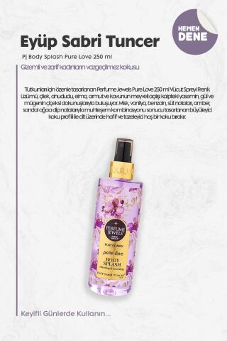 Eyüp Sabri Tuncer Pj Body Splash Pure Love 250 ml