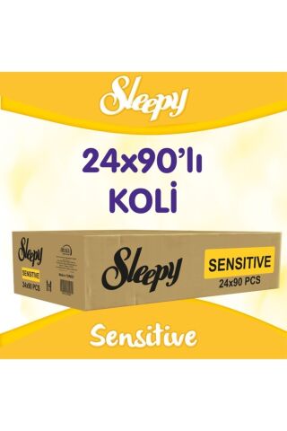 Sensitive Islak Havlu 90'lıx24 Paket=2160 Adet