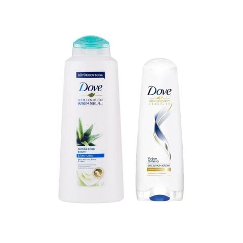 Dove Şampuan Kepeğe Karşı Etkili Nemlendirici ve Saç Bakım Kremi Yoğun Onarıcı