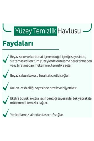Sleepy Easy Clean Yüzey Temizlik Havlusu 100 Yaprak 2 ADET