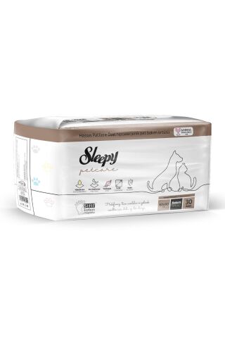 Sleepy Çiş Pedi Petcare 120 Adet Kedi Ve Köpek Islak Havlusu 240 Adet - Petcare Bakım