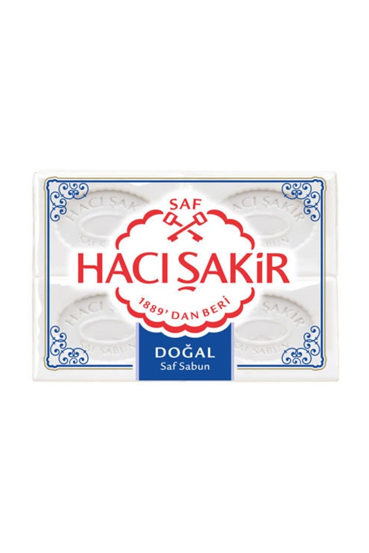 Hacı Şakir Doğal Kalıp Sabun 4 x 200 G