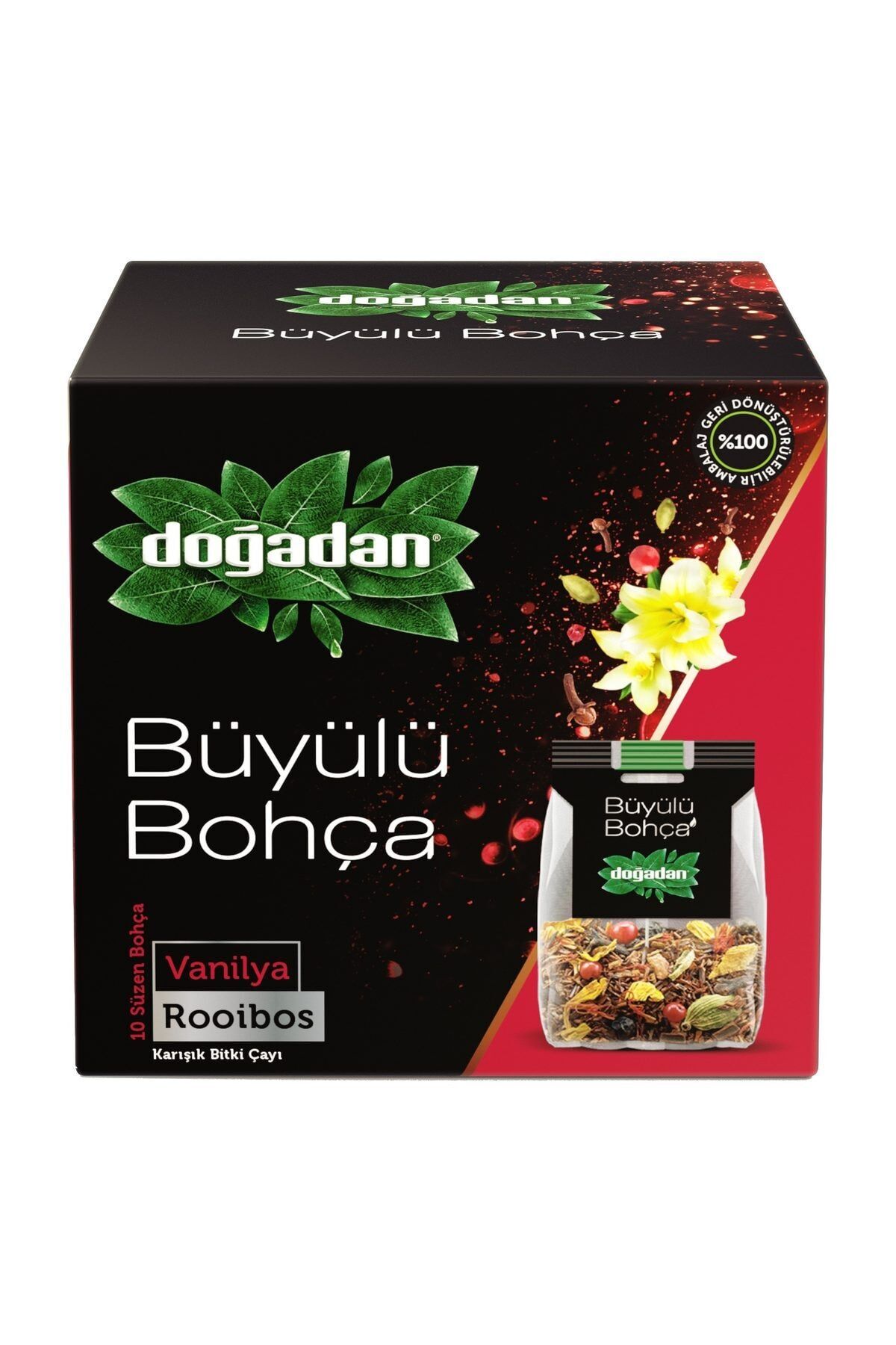Doğadan Büyülü Bohça Rooibos - Vanilyalı Karışık Bitki Çayı