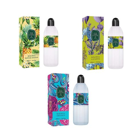 Eyüp Sabri Tuncer Kolonya Okyanus, Hawaii Ananas ve Lavanta Pet Şişe 400 ml