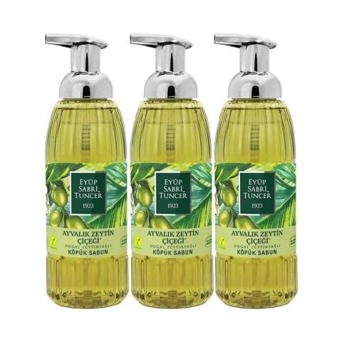 Eyüp Sabri Tuncer Ayvalık Zeytin Çiçeği Köpük Sabun 500 ml x 3