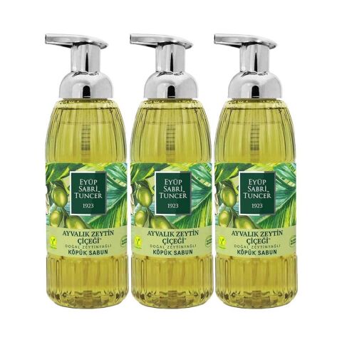 Eyüp Sabri Tuncer Ayvalık Zeytin Çiçeği Köpük Sabun 500 ml x 3