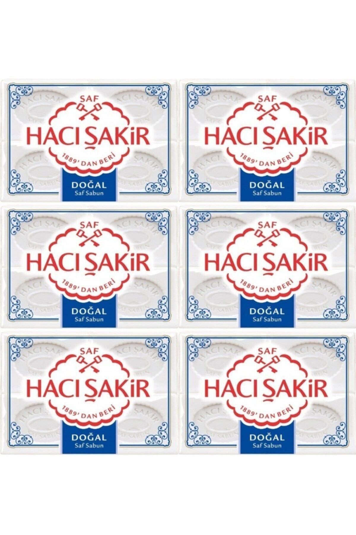 Hacı Şakir Kalıp Sabun 4'lü Doğal 600gr. X 6 Adet