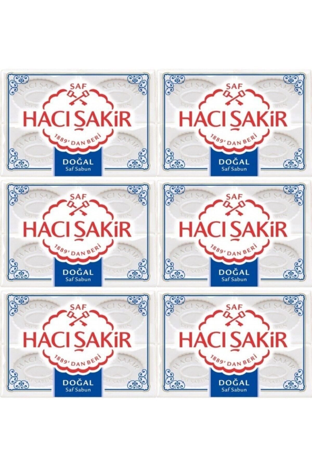Hacı Şakir Kalıp Sabun 4'lü Doğal 600gr. X 6 Adet