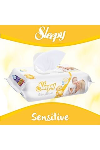 Sensitive 90 Yaprak 24'lü Paket Islak Mendil