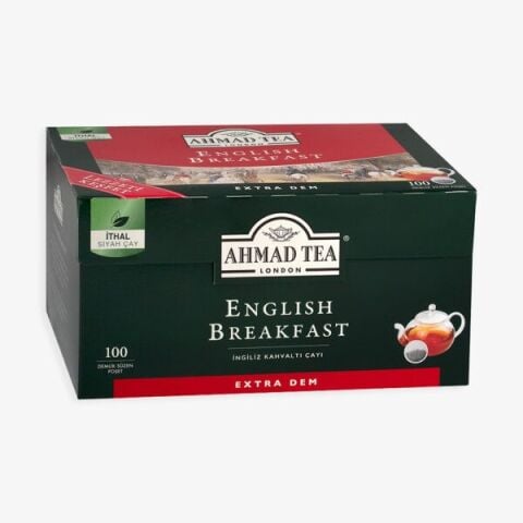 320 G - 100 x 7 adet English Breakfast Demlik Poşet Çay ve Rakun Kupa