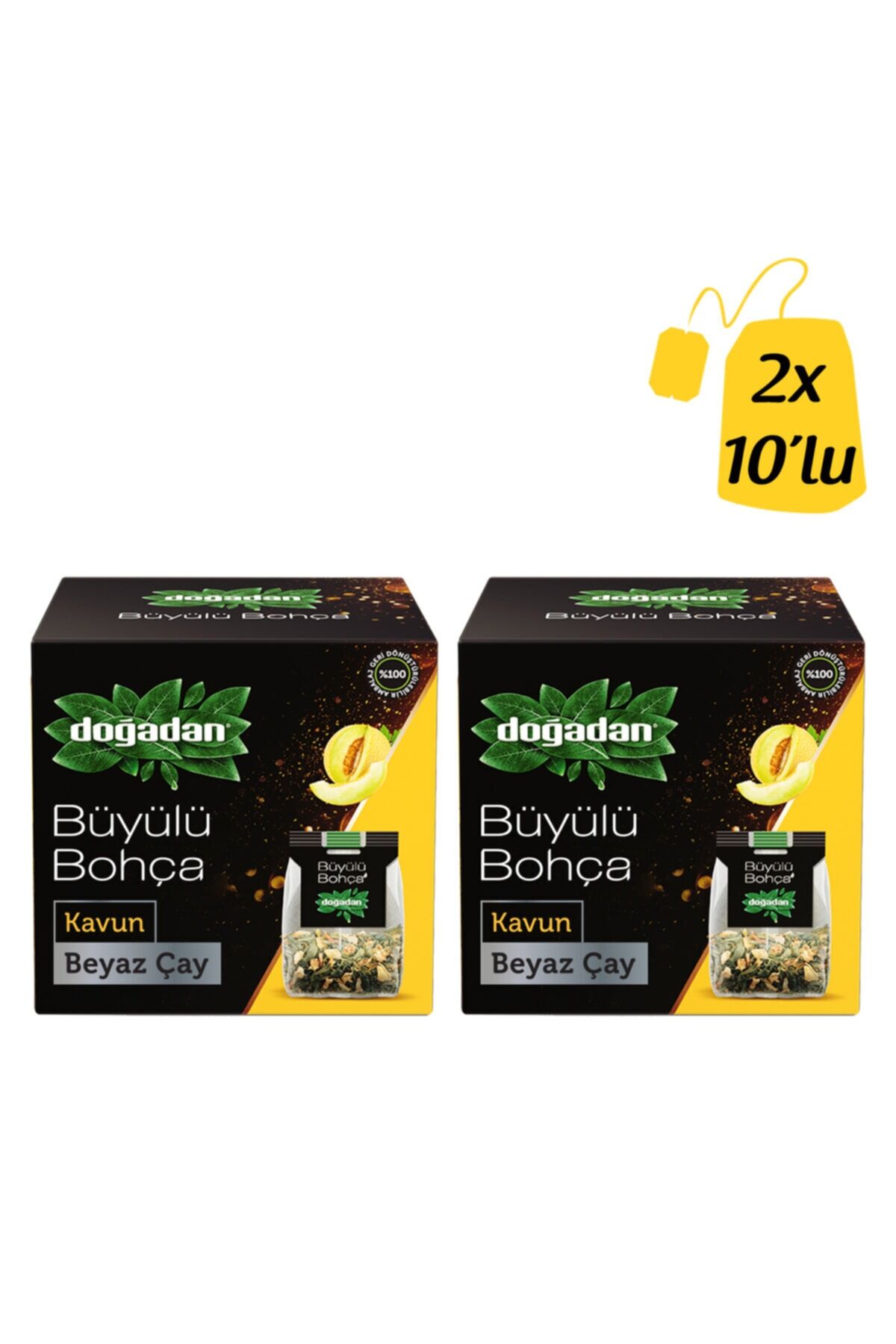 Doğadan Büyülü Bohça Beyaz Çay Kavun 10'lu 12 G x 2 Adet