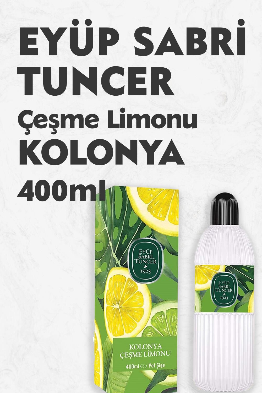 Eyüp Sabri Tuncer Çeşme Limonu Kolonyası Pet Şişe 400 ml