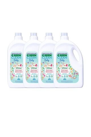 Green Clean Organik Lavanta Yağlı Baby Bitkisel Sıvı Çamaşır Deterjanı 2,75l 4'lü