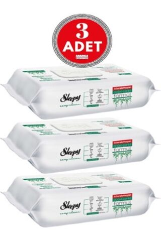 Sleepy Easy Clean Beyaz Sabun Katkılı Yüzey Temizlik Havlusu 3x100