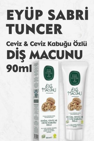 Eyüp Sabri Tuncer Diş Macunu Ceviz ve Kabuğu Özlü 90 ml