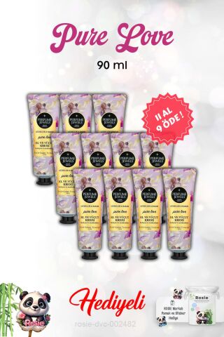 11 AL 9 ÖDE El Ve Vücut Kremi Pure Love  50 Ml ve Rosie
