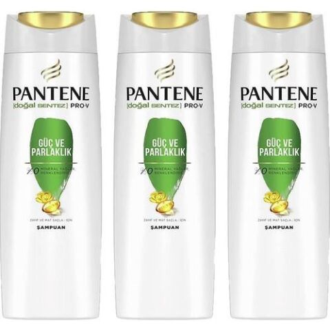 Pantene Pantene Pro-V Güç Ve Parlaklık Şampuanı 400 ML x 3
