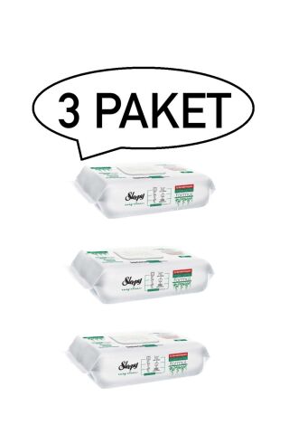 Sleepy easy clean beyaz sabun 3 paket 300 yaprak