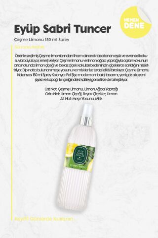 Eyüp Sabri Tuncer Çeşme Limonu 150 ml Sprey